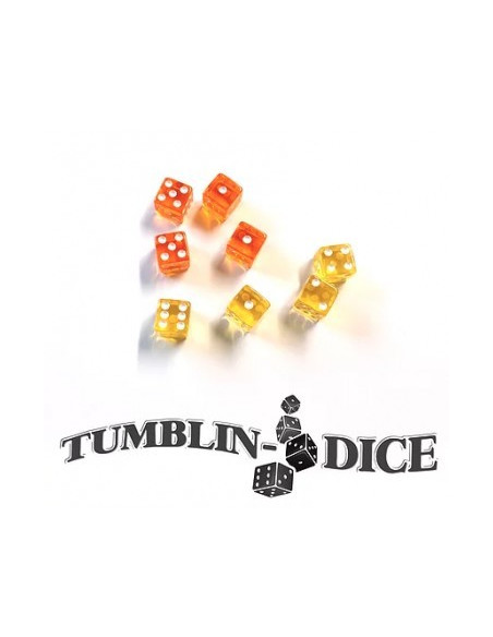 Tumblin Dice Medium - Dés Jaune Orange