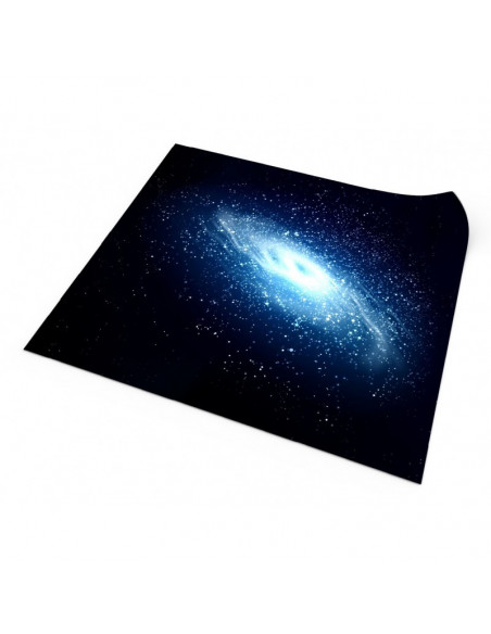 Tapis de latex recto verso - GALAXIE SPIRALE (36x36)