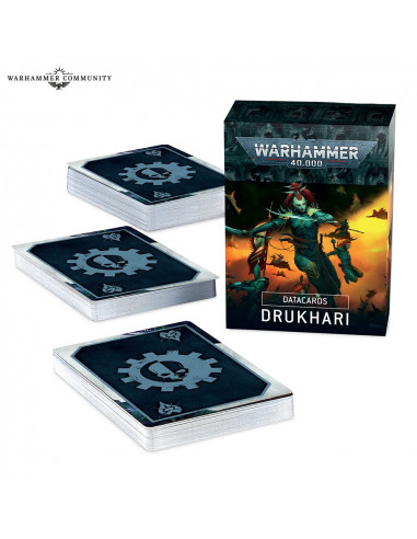 Warhammer 40000 - Drukhari : Datasheets Cards