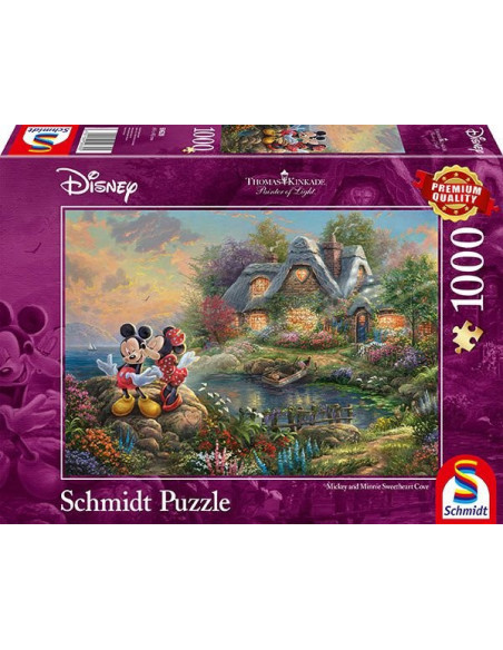 Puzzle 1000 pièces Mickey et Minnie