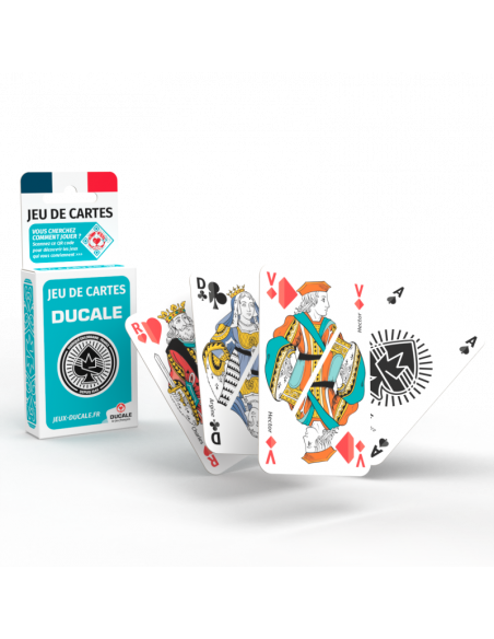 JEU DE 54Cartes - POKER/BRIDGE DUCALE ECOPACK