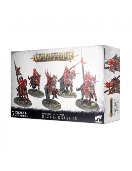 Age of Sigmar : Soulblight Gravelord : Blood knights (Précommande jusqu'au 22/05)