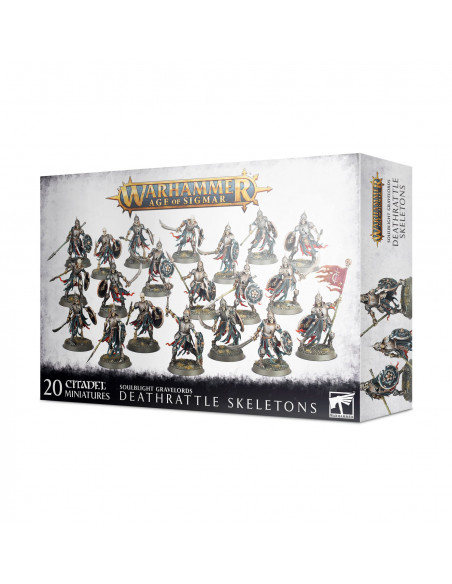 Age of Sigmar : Soulblight Gravelord : Deathrattle Skeleton (Précommande jusqu'au 22/05)