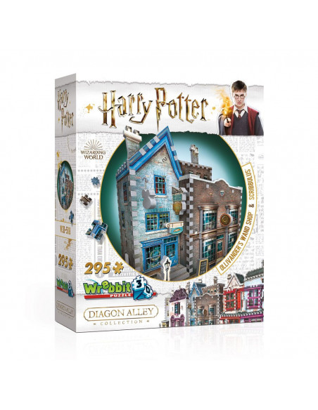 Harry Potter Puzzle 3D DAC Ollivander's Wand Shop & Scribbulus Writing Implements