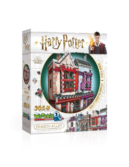 Harry Potter Puzzle 3D DAC Quality Quidditch Supplies & Slug & Jiggers Apothecary