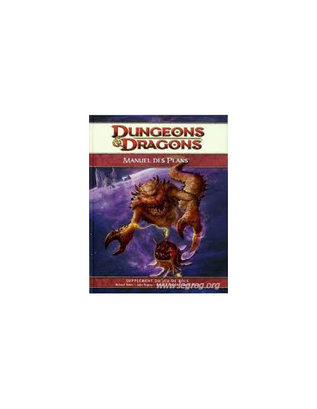 Manuel des Plans  Dungeons & Dragons Ed.4