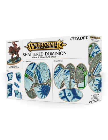 Citadel : Socles - Shattered Dominion 40mm & 65mm round base