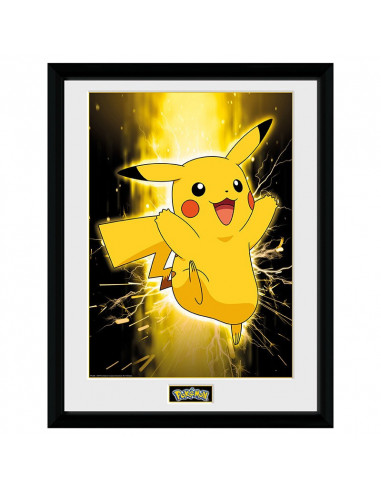 Pokemon - Poster encadré "Pikachu"
