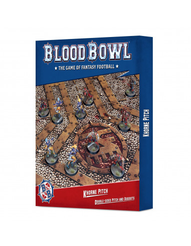 Blood Bowl : Khorne Team - Double Sized Pitch and Dugouts