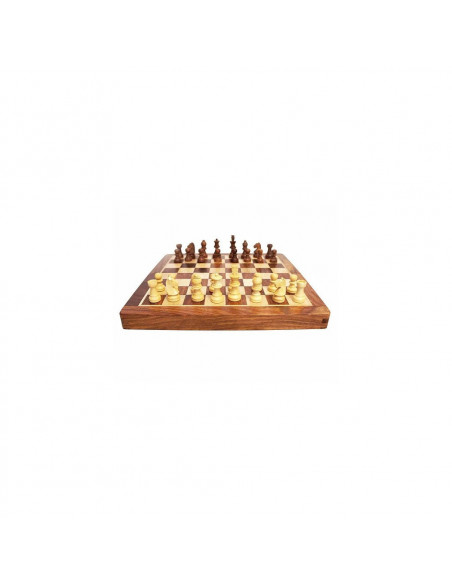 Echecs Magnetique 25 cm Palissandre