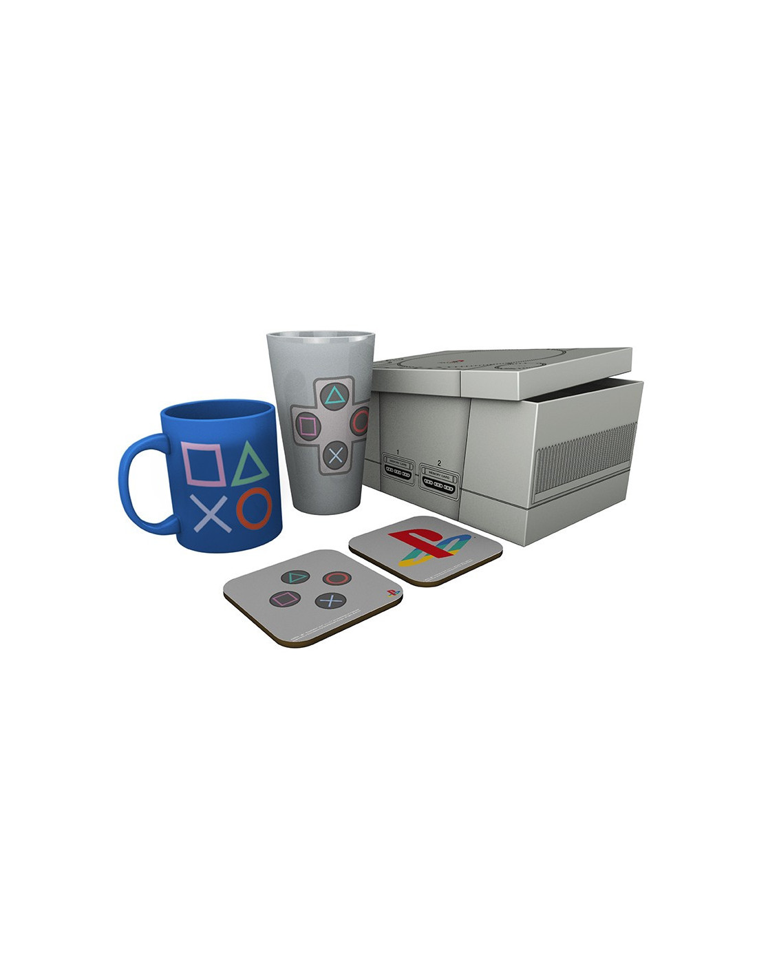 PLAYSTATION - Pck Verre XXL + Mug + 2 Coasters