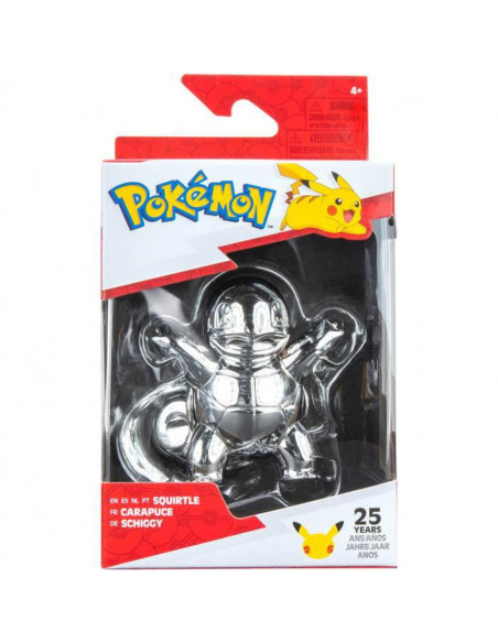 POKÉMON : Figurine 25ème anniversaire version argent