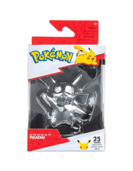 POKÉMON : Figurine 25ème anniversaire version argent