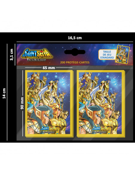 Saint Seiya - Le Jeu de Deckbuilding : Sleeves Or