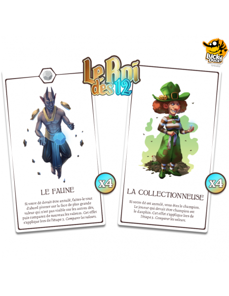 Le Roi des 12 - Mini Extension : Personnages