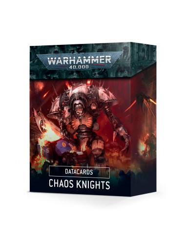 Warhammer 40000 - Chaos Knight : Datasheet Cards