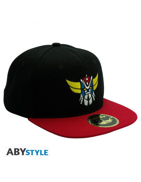 GOLDORAK - Casquette Snapback- Noir & Rouge