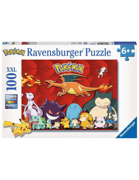 RAVENSBURGER - PUZZLE - 100P XXL : MES POKÉMON PRÉFÉRÉS