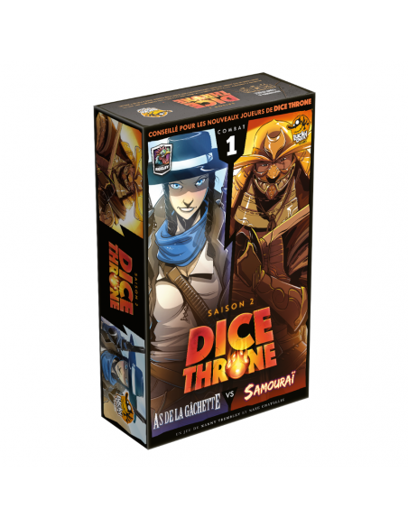 Dice Throne S2 - As de la Gâchette VS Samouraï (Combat 1) (Précommande Décembre 2022)