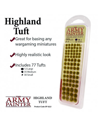 ARMY PAINTER - HERBES SYNTHÉTIQUES - HIGHLAND TUFT