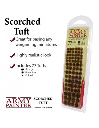 ARMY PAINTER - HERBES SYNTHÉTIQUES - SCORCHED TUFT