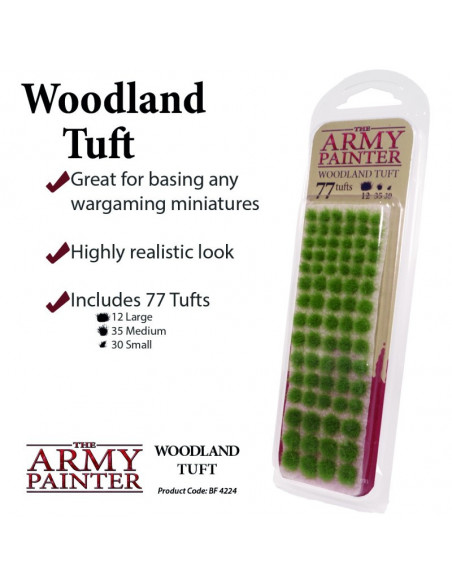 ARMY PAINTER - HERBES SYNTHÉTIQUES - WOODLAND TUFT