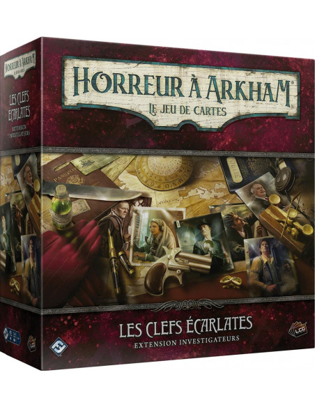 Horreur à Arkham : Le Jeu de Cartes - LES CLEFS ÉCARLATES (INVESTIGATEURS) (Précommande Fin Septembre 2022)