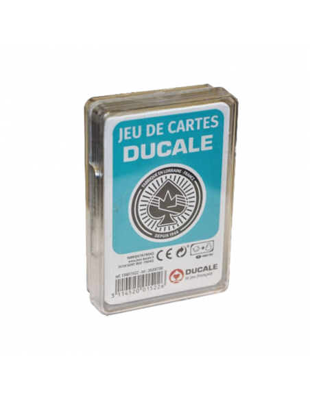 DUCALE - JEU DE 54 CARTES BOITE PLASTIQUE