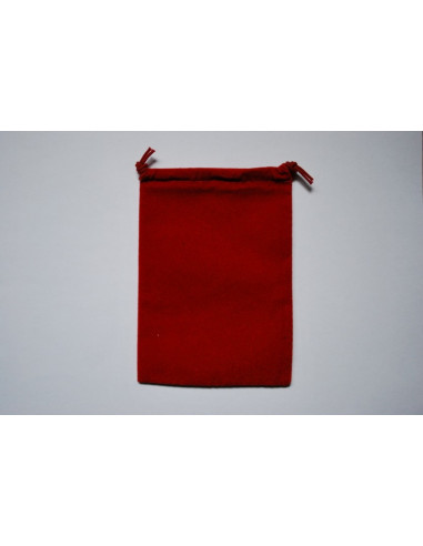 Bourse - Grand format 12.7 x 20.32 cm  - Velours Rouge