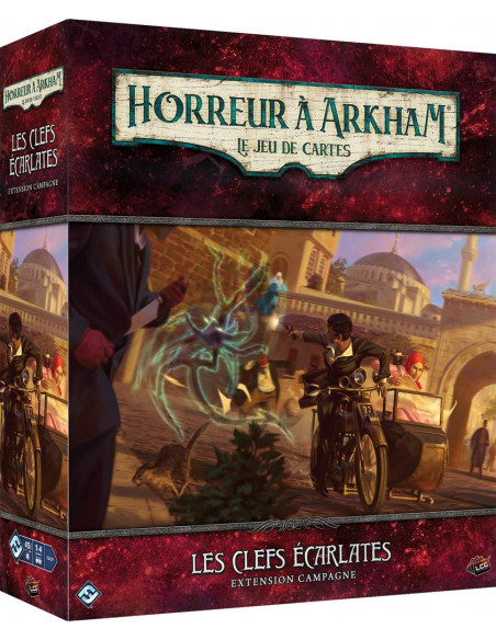 Horreur à Arkham : Le Jeu de Cartes - LES CLEFS ÉCARLATES (CAMPAGNE)