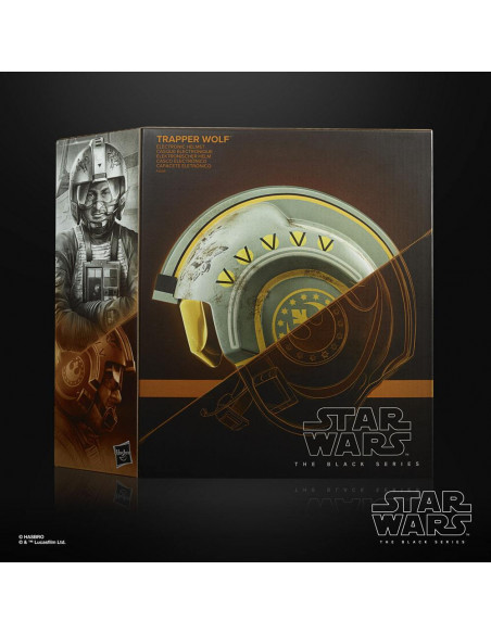 Star Wars The Mandalorian Black Series casque électronique 2023 Trapper Wolf