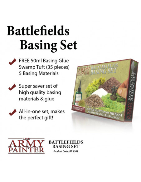 Army Painter : Flocage - Battlefields basing set