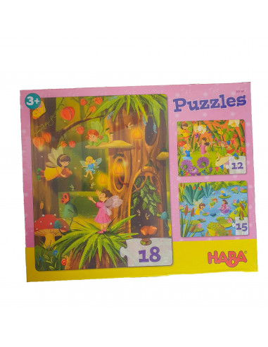 Puzzles 24 pièces Dragons - Haba