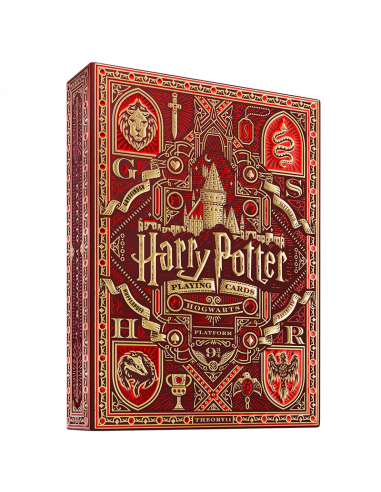 BICYCLE THEORY 11 - HARRY POTTER GRYFFONDOR DECK ROUGE - Jeu de 54 Cartes