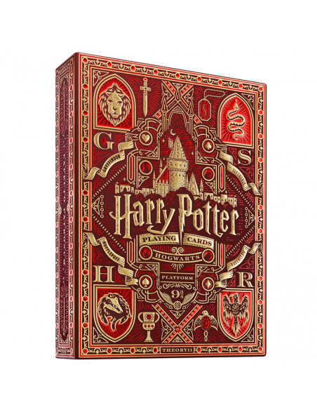 BICYCLE THEORY 11 - HARRY POTTER GRYFFONDOR DECK ROUGE - Jeu de 54 Cartes