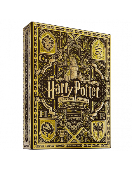 BICYCLE THEORY 11 - HARRY POTTER POUFSOUFFLE DECK JAUNE - Jeu de 54 Cartes