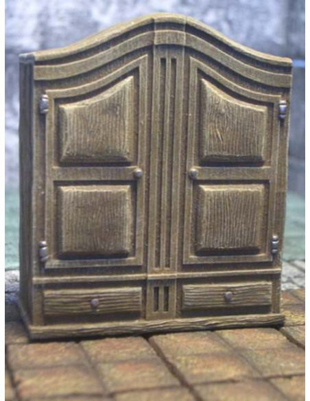 Armoire - décor pour figurines 25 mm 79123 ZITERDES - Décor/Médieval - Fungames