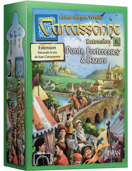 Carcassonne - Extension 8 "Bazars, ponts et forteresses"