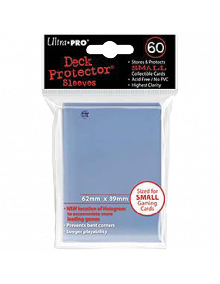 ULTRA PRO : 60 SLEEVES JAPONAIS TRANSPARENT