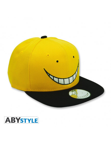 ASSASSINATION CLASSROOM - Casquette snapback- Noir & Jaune - Koro