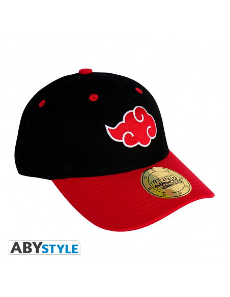 NARUTO SHIPPUDEN - Casquette - Noir & Rouge - Akatsuki