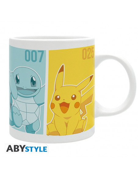 POKEMON - Mug - 320 ml - Starters - subli - boîte