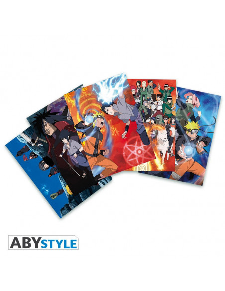 NARUTO SHIPPUDEN - Cartes postales - Set 1 (14.8x10.5)