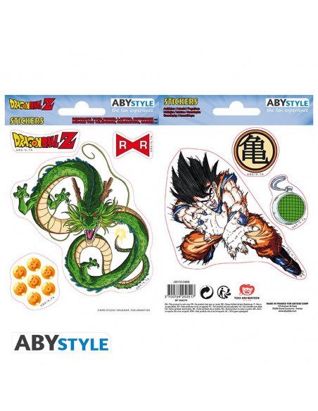 DRAGON BALL - Stickers - 16x11cm/ 2 planches - DBZ/ Shenron