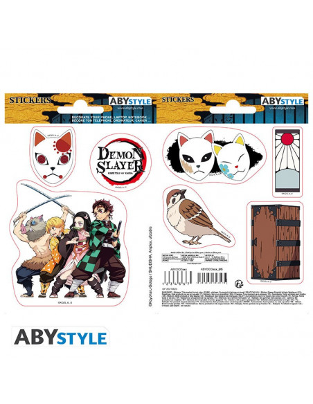 DEMON SLAYER - Stickers - 16x11cm/ 2 planches - Slayers