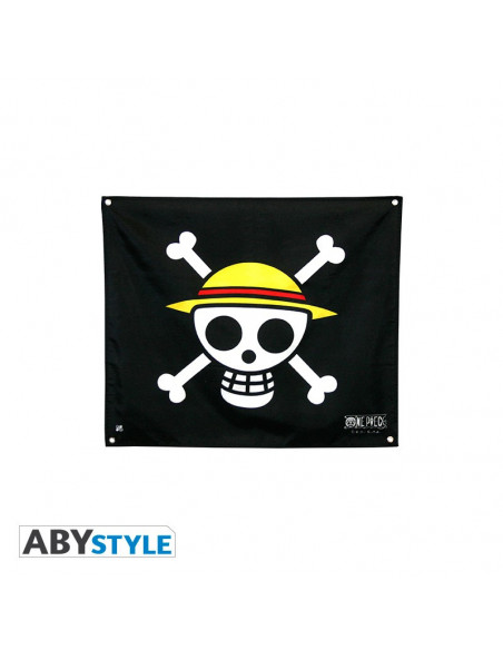 ONE PIECE - Drapeau "Skull - Luffy" (50x60)