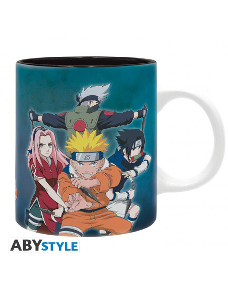 NARUTO - Mug - 320 ml - Equipe 7 vs Haku/Zabuza