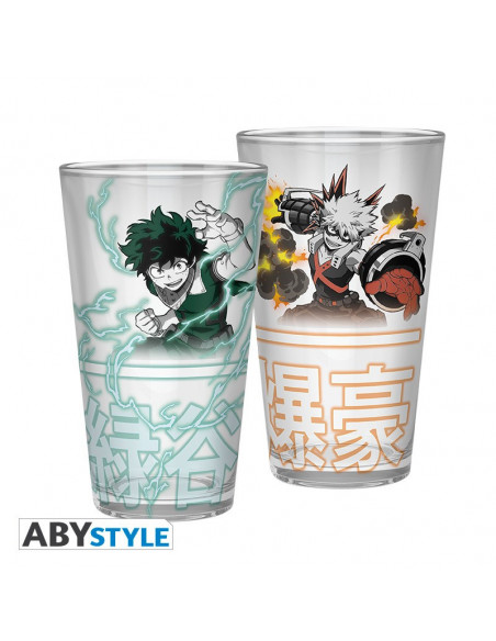 MY HERO ACADEMIA - Verre XXL - 400 ml - Izuku & Bakugo