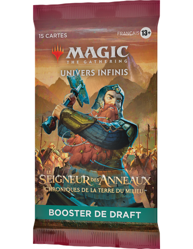 Magic The Gathering : Le Seigneur des Anneaux - Boosters de Draft FR (Précommande Fin Juin 2023)