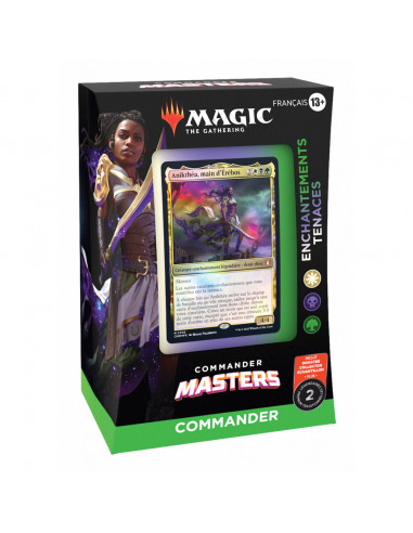 Magic The Gathering - Commander Masters - Deck Enchantements Tenaces (Précommande 4 Août)
